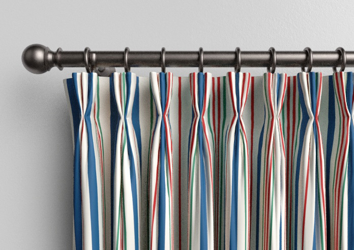 The British Stripe Co. George, Liverpool No.1 - Made to Measure Curtains - Image 11